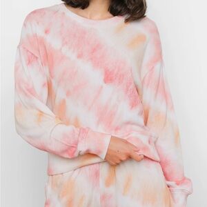 Rails Women Ramona Sweatshirt In Sunset Tie Dye Small
